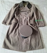 Czapka i płaszcz NRD DDR Grenztruppe