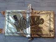 Charlie i Fabryka Czekolady Golden Ticket złoty bilet kostium