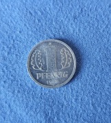 1 Pfennig NRD moneta z 1987 roku