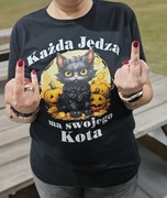 Każda Jędza ma swojego Kota koszulka damska z nadrukiem 6 rozmiarów NOWA  
