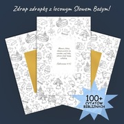 Zdrapka z losowym Słowem Bożym - 20szt.