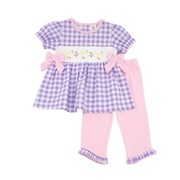 komplet dla dziewczynki legginsy bluzeczka  r.98