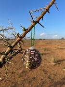 Bombka koraliki masajskie 