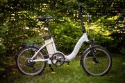 Rower elektryczny składany Ecobike Even White 