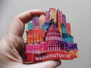 Zagraniczny magnes na lodówkę 3D USA Waszyngton lakierowany duży