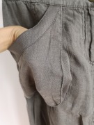 Lniana spódnica z kieszeniami H&M 38 40 zadziorna utility eko