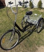 Rower trójkowy czarny