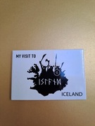 Magnes na lodówkę Iceland Islandia
