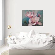 Obraz olejny płótnie ręcznie malowany Magnolie 