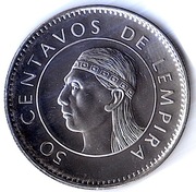 HONDURAS 50 centavos 2005, KM# 84a.2, UNC