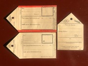 Przywieszki kolejowe Deutsche Reichsbahn 3 sztuki