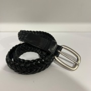 Golden Goose skórzany pasek pleciony unisex