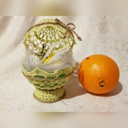 Jajko skorupka, stroik wielkanocny