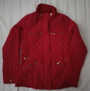 CZERWONA PIKOWANA KURTKA ZARA GIRLS ROZM. 152