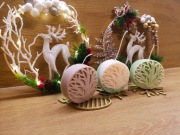 Świeca sojowa – zapachowa, koło z motywem drzewa, różne zapachy