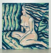 Obraz Akt sygnowany 60x60cm