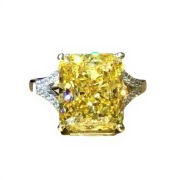 Pierścionek Miedź Cyrkonia Kryształ