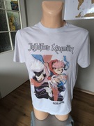 Jujutsu Kaisen t-shirt męski M biały unisex 