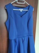 Sukienka piankowa, kloszowana, VUBU, XL