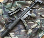 Pistolet maszynowy karabin ASG 6 mm elektryczny AEG HK mp5 mp5SD montaż RIS