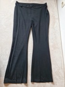 Spodnie czarne legginsy dzwony trapezowe Asos Tall  4XL / 48 / 20