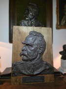 Antyk Plakieta, popiersie,rzeźba Józef Piłsudski,Feliks Robakowski 1928
