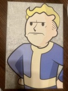Fallout. Fallout 2. Fallout 3. New Vegas. Nadruki na płótnie.