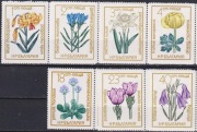 Znaczki Flora Kwiaty 1972 z Bułgaria  