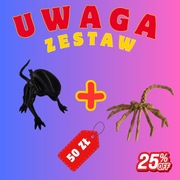 Zestaw Alien & Facehugger – Figurka 3D