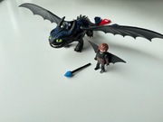 Playmobil 70037 Szczerbatek z Czkawką i małym Smokiem Jak wytresować smoka