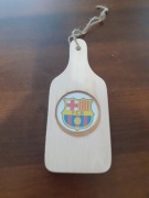 Fc Barcelona. Deska do krojenia ozdobna, z żywica  epoksydowej 