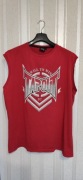 Tapout vintage tess 90, ZIP czerwony tank top Tapout Will to Win"l