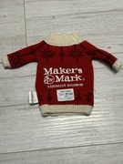 Makers Mark Brzydka butelka sweter czerwony dla lale