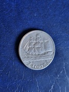 Polska, 2 zlote 1936 żaglowiec II RP srebro