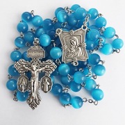 Różaniec Uleksyt, ręcznie robiony 10 mm 