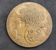 MEDAL 650 LAT NADANIA PR. MIEJS. dla ŚWIECIA.