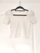 Biała bluzeczka (top, koszulka) H&M