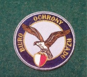 Orzełek naszywka BOR NOWA biuro ochrony rządu galowa rzep