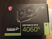 MSI GeForce RTX 4060 Ti Ventus 2X Black OC 8GB GDDR6