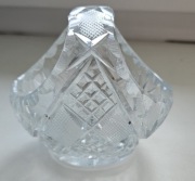 Mały kosz koszyk kryształowy