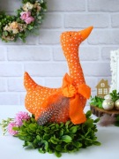 Gąska. Pomarańczowa gąska hand-made.