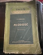 P.Zamojski MŁODOŚĆ Tom pierwszy Ludowa Spółdzielnia Wydawnicza 1951r.