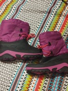 Nowe ocieplane śniegowce kalosze fioletowe 38