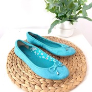 Baletki buty 41 niebieskie turkusowe wiosenne na wiosnę 