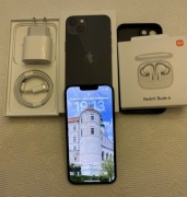 @APPLE IPHONE 13 128GB 86% BATERIA + SŁUCHAWKI @