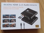 Tendak Ekstraktor audio HDMI 2.0  rozdzielacz 4K
