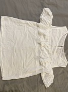 H&M bluzka z odkrytymi ramionami elegancka z koronką 164