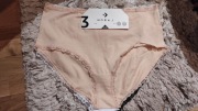 3 pary majtek bielizny czarna beżowa biala moraj 4xl 48 maxi bikini bawełna