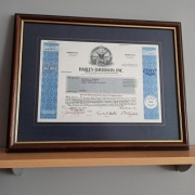 Prezent na święta Harley Davidson, Inc. SPÓŁKA USA Historyczna Akcja 1995 