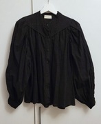 Patchouli koszula Rodeo czarna bufiaste rękawy boho haftowana haft piękna 